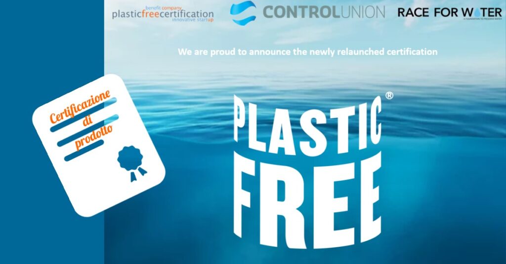 certificazione di prodotto Plastic Free